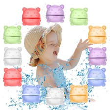 Magnetic Reusable Water Balloons for Kids Adults, Quick Fill Self Sealing, re...