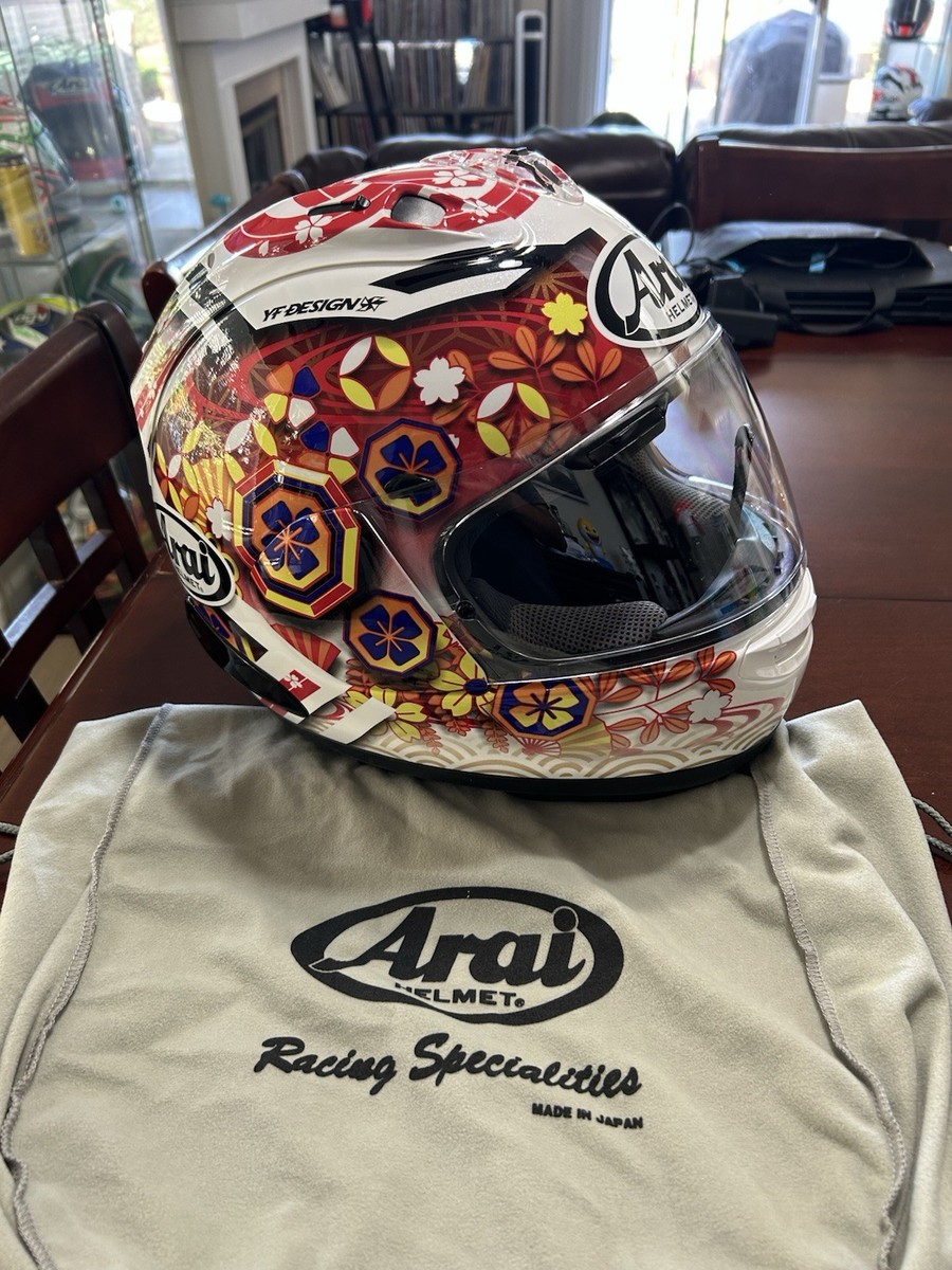 Arai Corsair-X Taakaki Nakagami 4 Motorcycle Helmet - Size LARGE