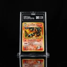 1999 Pokemon Japanese Gym 2 # 6 Blaine's Charizard Holo TAG 7.5 NM Gym Challenge