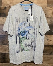 Buffalo David Bitton Tulum Skull T-Shirt Size XL