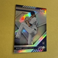 Brent Honeywell 2021 Chronicles Baseball XR RC card #3 Tampa Bay Rays