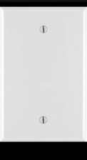 10- Leviton Electrical Wall Plates Blank 1-Gang White NIP U1