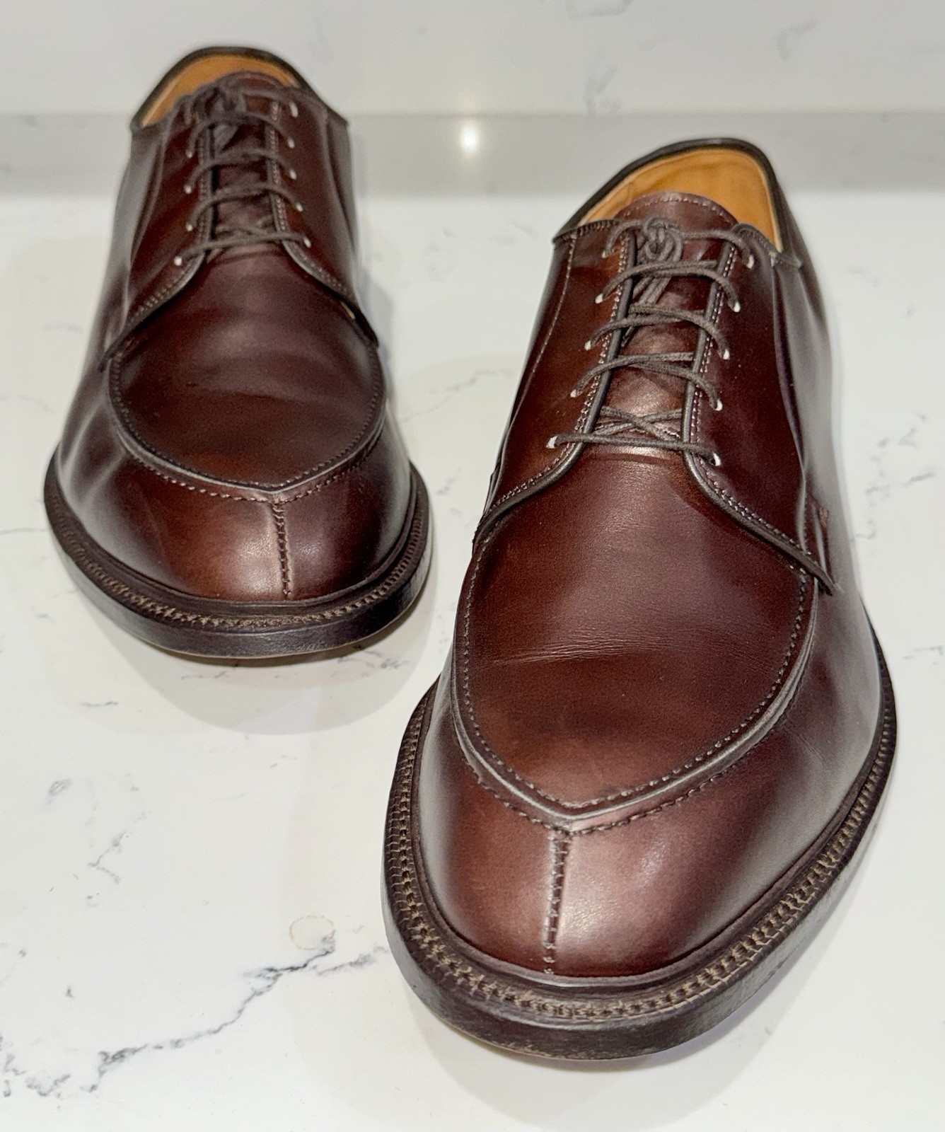 Allen Edmonds Seneca Brown Split Toe Derby Bluche… - image 10
