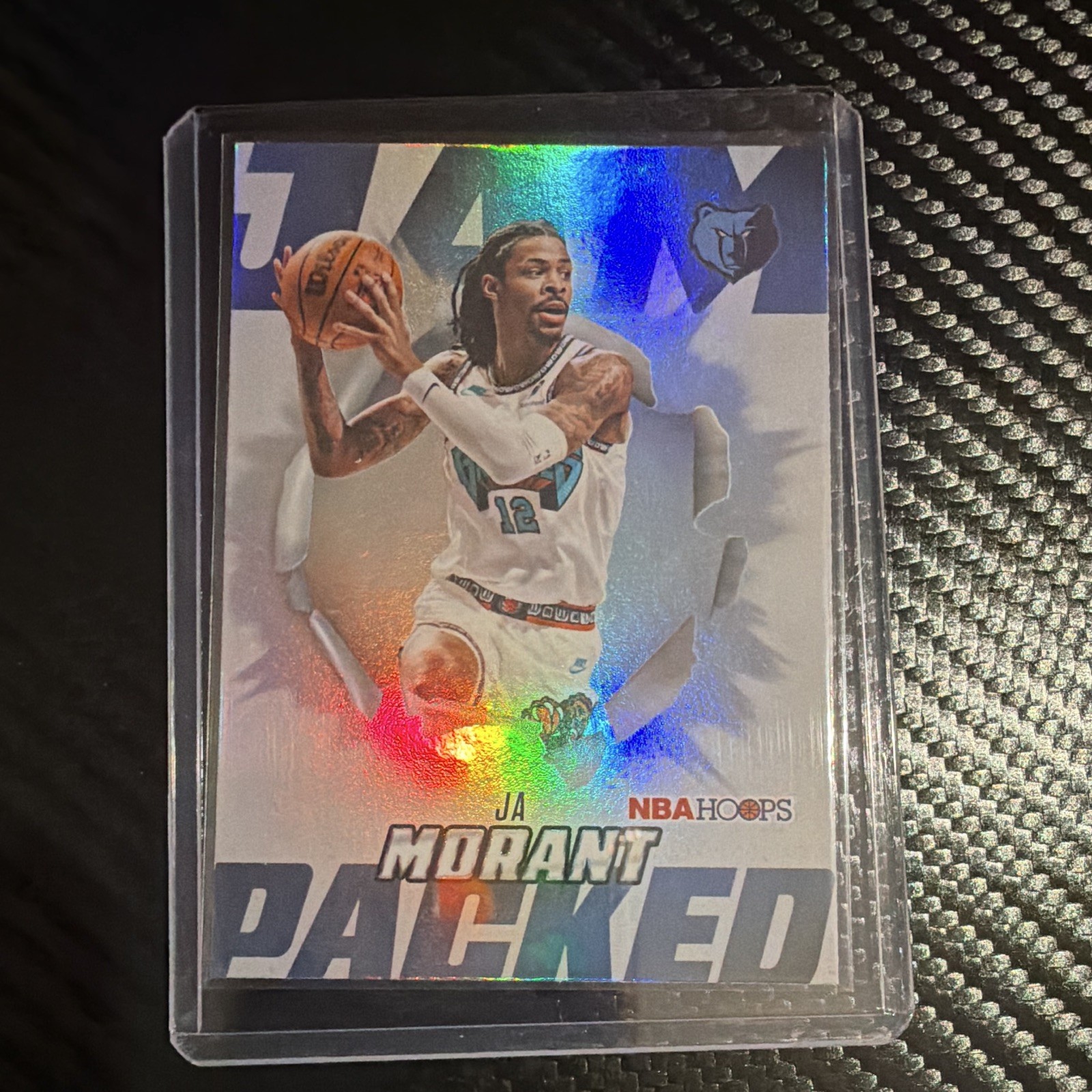 2026 Topps NBA Hoops Ja Morant Patched Insert Card #JP-2 Memphis Grizzlies