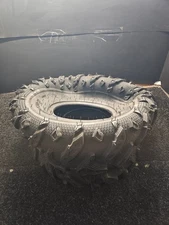 (QTY 1) MASSFX Grinder 22X10-9 UTV/ATV Tubeless Tire 6-PLY 45F 7PSI