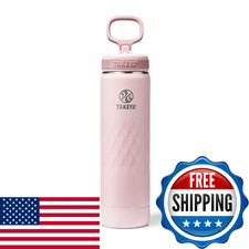 Takeya Sport 22oz Insulated Stainless Steel Water Bottle Straw Lid