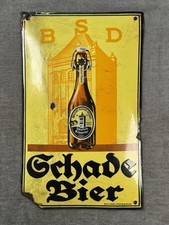 Emailschild Brauerei Schade Bier Dessau klein...
