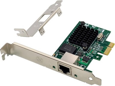 Gigabit Ethernet Server Adapter with Broadcom NetXtreme BCM5751 10/100/1000Mbps