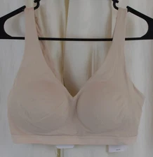 Warner's Women's Cloud 9 Super Soft Smooth Invisibles Look Bra Beige Size M