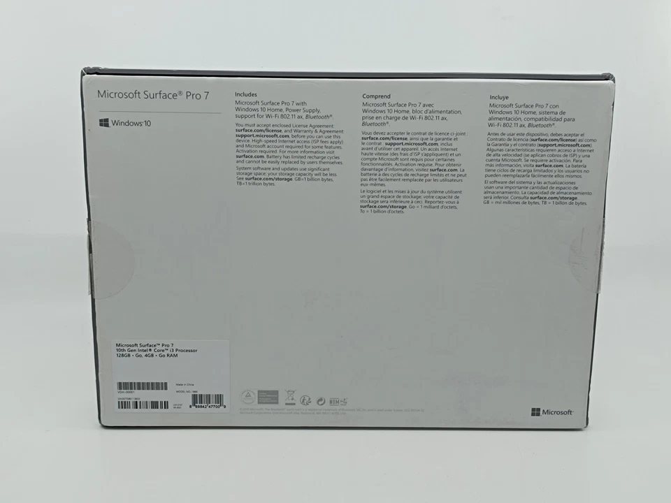 Microsoft Surface Pro 7 i3 4GB/128GB grau 889842477009_1,6_6 - Bild 2 von 4