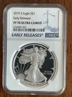 2019 S AMERICAN SILVER EAGLE NGC PF70 EARLY RELEASES