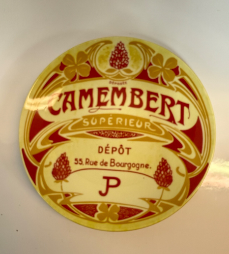 BIA Cordon Bleu Camembert Superieur Set of 4 French Cheese Plates Boxed - Foto 3 di 13