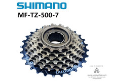 Image of Shimano MF-TZ500 7 Speed Bicycle Bike Freewheel 14- 28T Index - Screw On