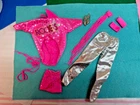 Vintage 1985 Barbie And The Rockers outfit with sparkle shoes
