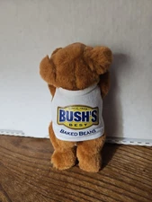Vintage 2007 Animal Fair Promo Bush's Best Baked Beans Plush Dog Brown 7" 