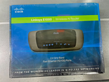 Linksys E1000 4-Port 10/100 Wireless N Router Fast Ethernet 2.4 GHz NEW