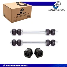 PartsW Chevrolet K1500 1988-1999 4Pc Front Sway Bar Link and Bushing Kit