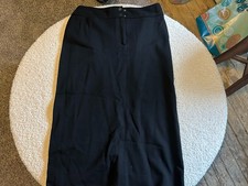 Vintage Ralph Lauren Black Pencil Skirt Size 10 Petite P