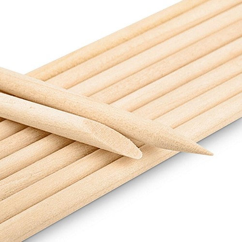 Wood Wood Tools Wooden-Sticks 100pcs 12.5cm 4.92inch Art Cuticle Pusher - Picture 9 of 48