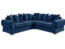 Verona U Shaped Corner Sofa – Luxury Fabric Sofa Suite with Deep Cushions – Mode