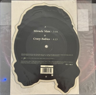Ozzy Osbourne Miracle Man SHAPE PICTURE DISC Vinyl Single 7inch