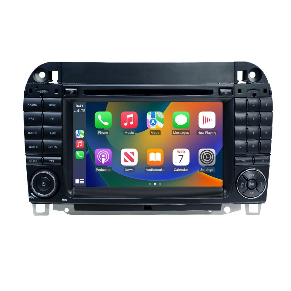 Für Mercedes S/CL Klasse W220 W215 Android 14 Autoradio GPS Navi WIFI Bluetooth - Bild 3 von 4