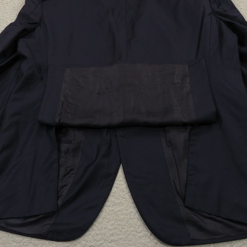 Hugo Boss Loro Piana Blazer 48R Super 150s Wool Navy Jacket Vented Luxury Coat - Picture 8 of 20