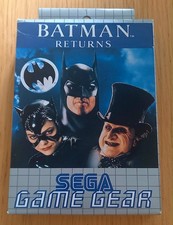 Sega Game Gear Batman Returns Boxed with Manual Mint Tested and Working UK PAL