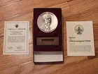🌟RARE 2009 President Barack Obama Official LARGE Silver Inaugural Medal -OORI