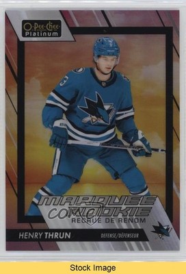 2023 O-Pee-Chee Platinum Marquee Rookies Sunset Henry Thrun Rookie RC READ t4m