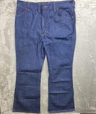 Vintage Sedgefield Flare Bell Bottom Jeans Light Wash 38x30 made in USA