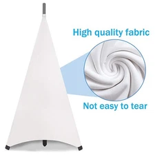 Speaker Stand Cover Cloth Fashion Soft 3 Sided Protective Case 360 Degree Protec