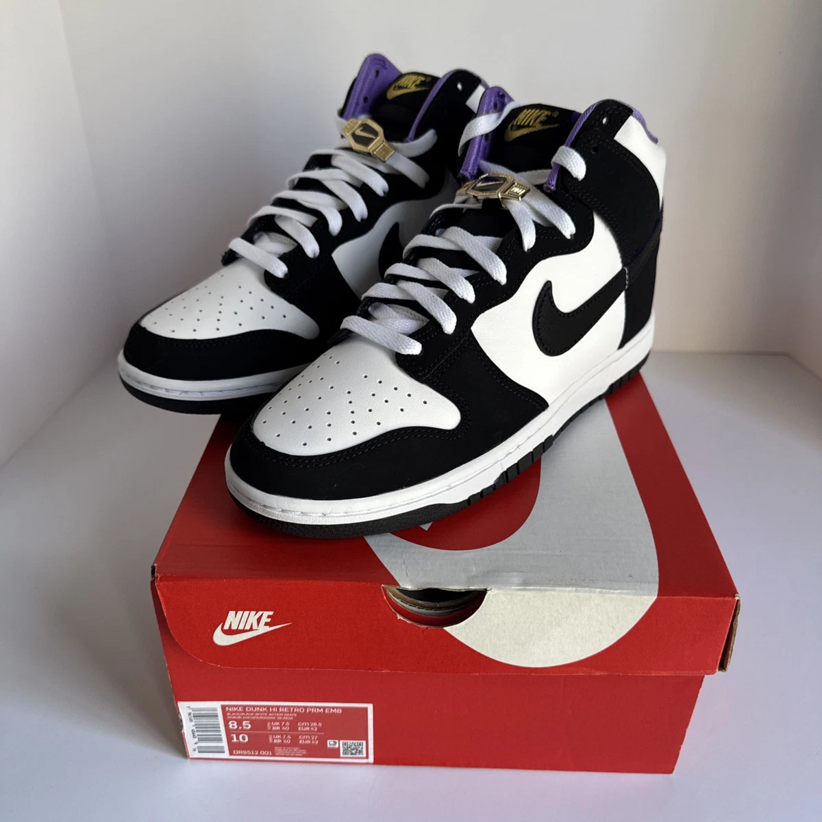 NIKE Dunk High Retro Premium EMB World Champ Basketball Sneakers Men’s Size 11 Men main image 2