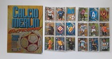 CALCIO MERLIN EXTREME 2001 ALBUM NUOVO/VUOTO+SET COMPLETO DI FIGURINE "RARO"