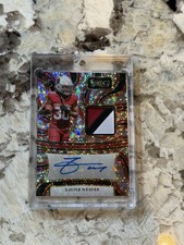 🔥2024 Panini Select - No Huddle Xavier Weaver #RSM-XWR Rookie Auto /35 💎