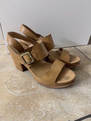 Kork Ease San Carlos Platform Chunky Heel Sandals Brown Terra women's 8