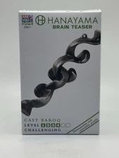 HANAYAMA LEVEL 4 CAST BAROQ METAL BRAIN TEASER PUZZLE - 22011 - P1