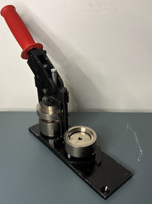 Tecre Model 175, 1-3/4'' Round Button Machine Magnet Mpro American 1.75'' Press