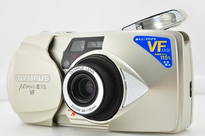 Olympus μ II 115 VF Compact Film Camera Mint From Japan sam5318