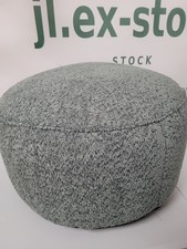 John Lewis Bouclé Beanbag Pouffe Sage RRP £100