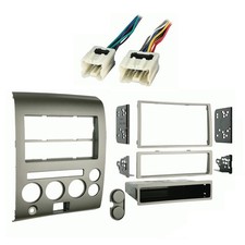 Fits Nissan Armada 2006 Dual Climate Metra Single DIN Dash Kit w Harmony Harness