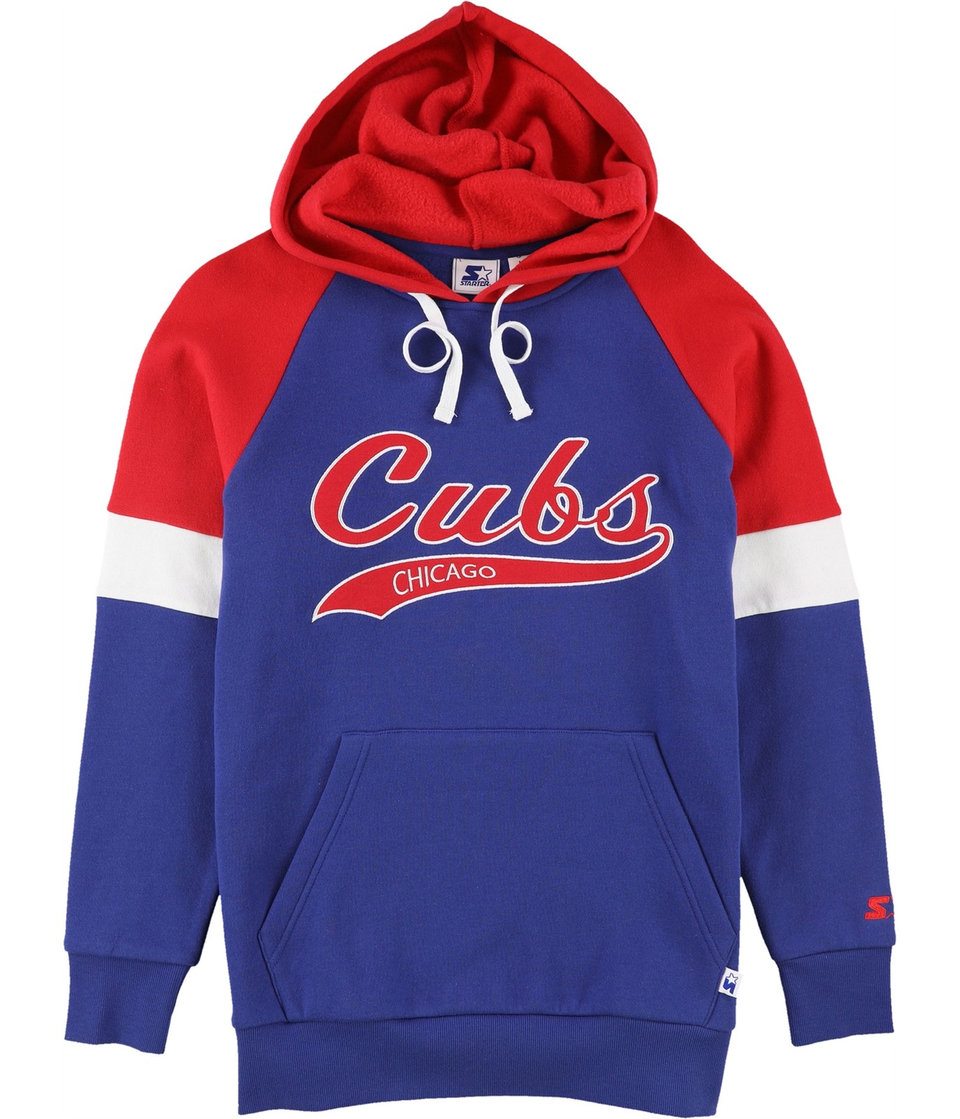 STARTER Mens Chicago Cubs Hoodie Sweatshirt Blue Medium 7890₽