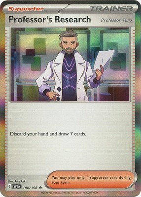Professor's Research Holofoil [SVI - 190/198]