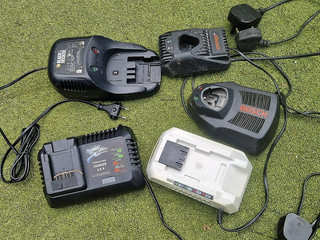 Joblot Mix power tools battery charger all untested (x5)