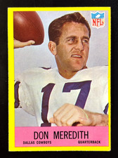 Vintage DON MEREDITH 1967 Philadelphia #57 Dallas Cowboys EX