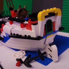 LEGO Armada Flagship 6280 Bow Hull Stern (240 Pieces Total) (1996) Legos VTG 