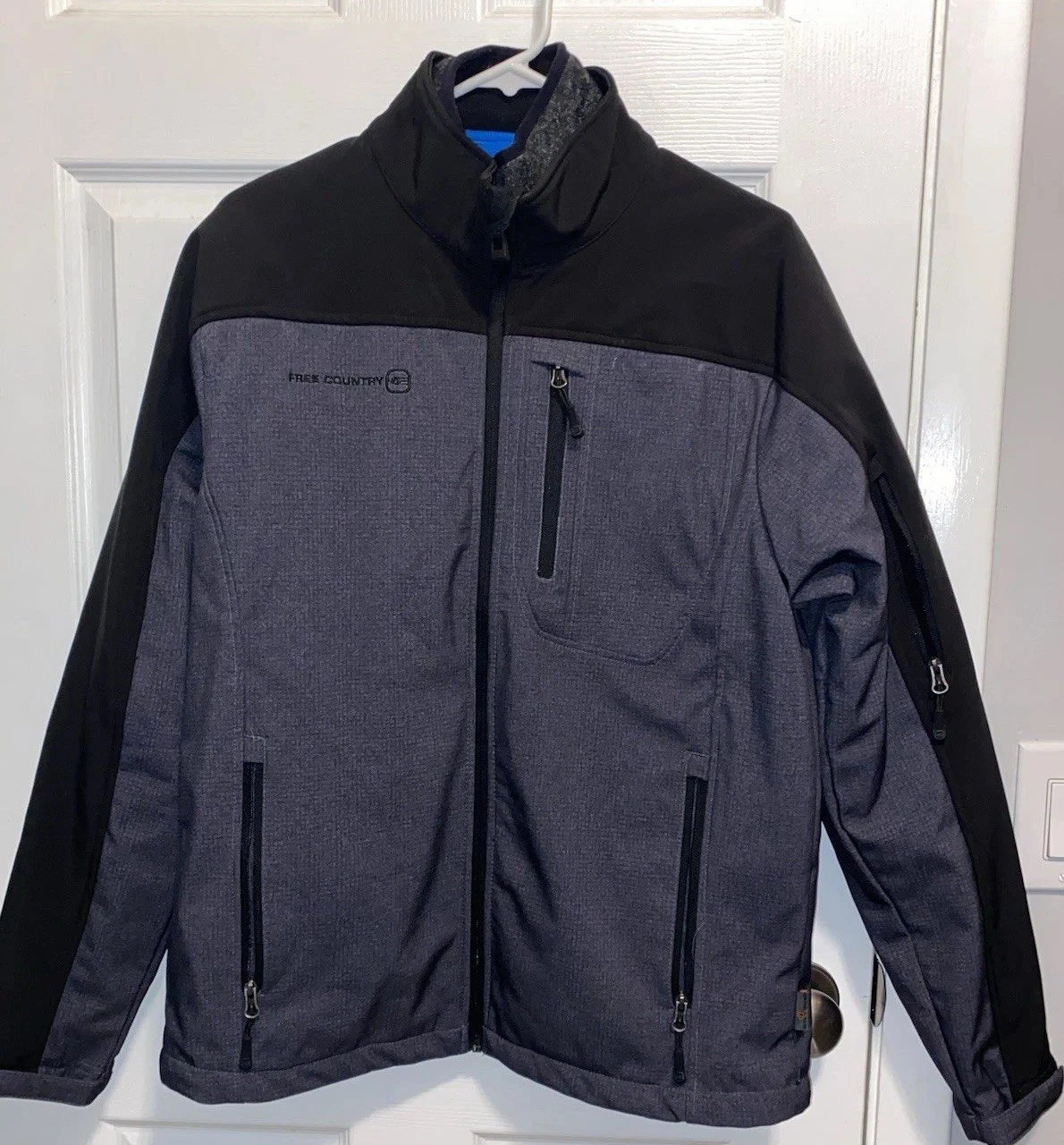 Free Country Men’s 3 In 1 System Jacket Wind & Water Resistant Size Small
