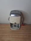 🧊 Vintage Manual Ice Crusher Chrome Metal – Retro Barware Kitchen Tool – Works