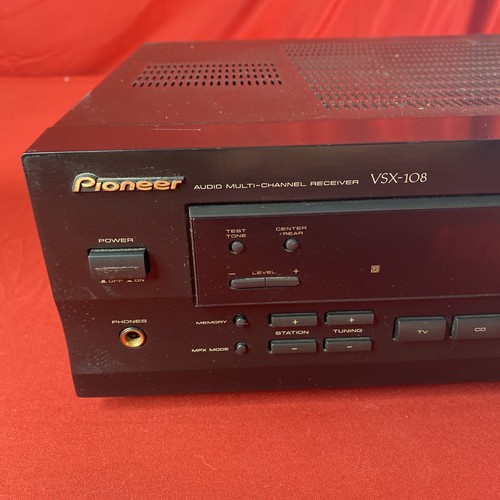 Pioneer (Model VSX-108) AM-FM Stereo Receiver Black - No Remote - Tested - Picture 2 of 11
