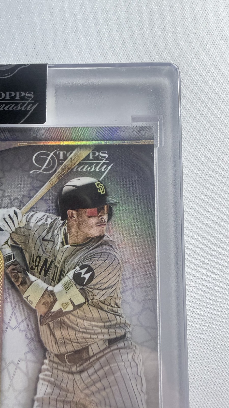 2025 Topps Dynasty Manny Machado Western Metal Supply Patch Auto 1/1 #DAPB-MMA4 view 6